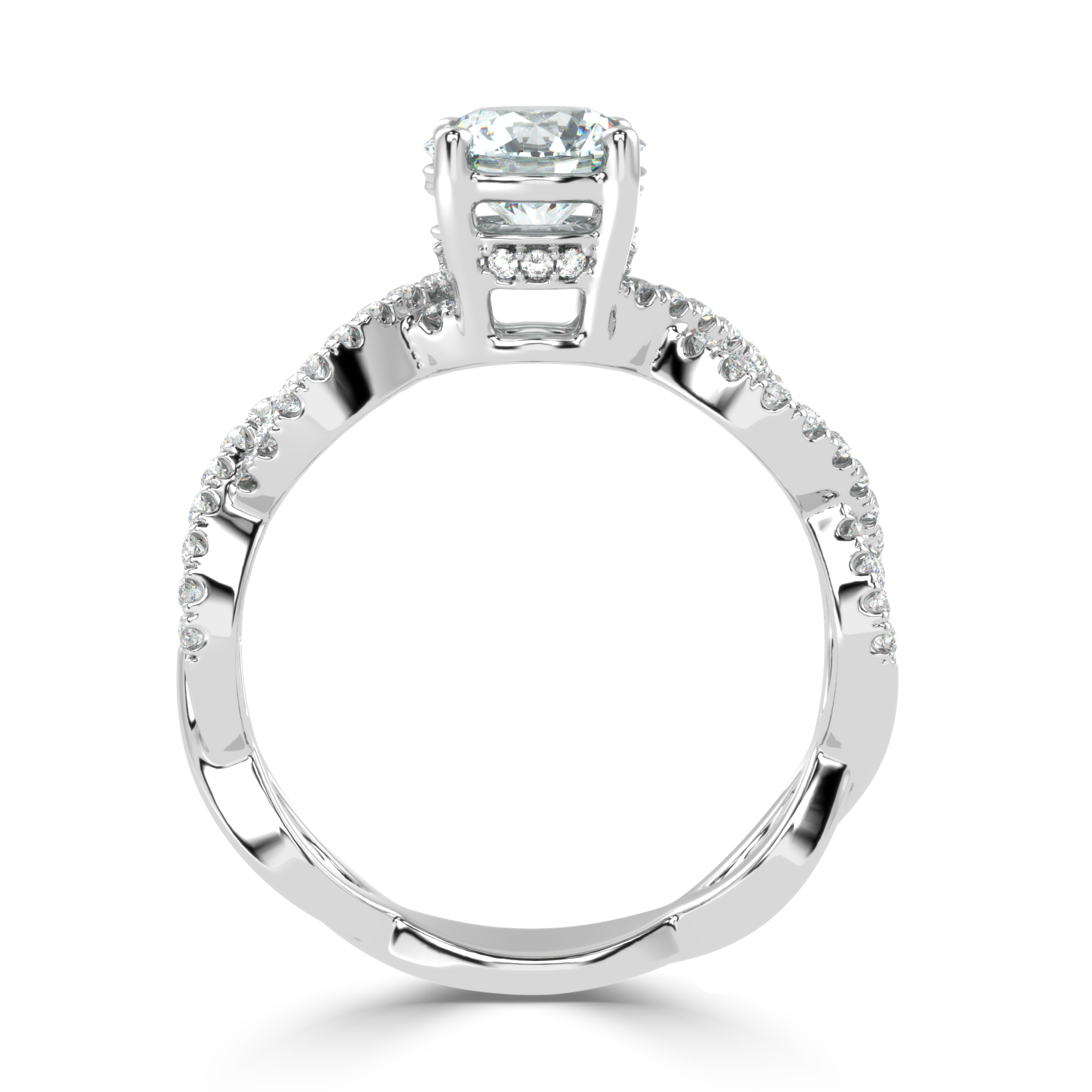 Buy 1.00Ct H VS1 Natural Diamond Ring | SolitaireKart